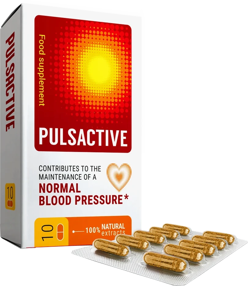 Pulsactive cápsulas con blister de 10 unidades para la tensión arterial