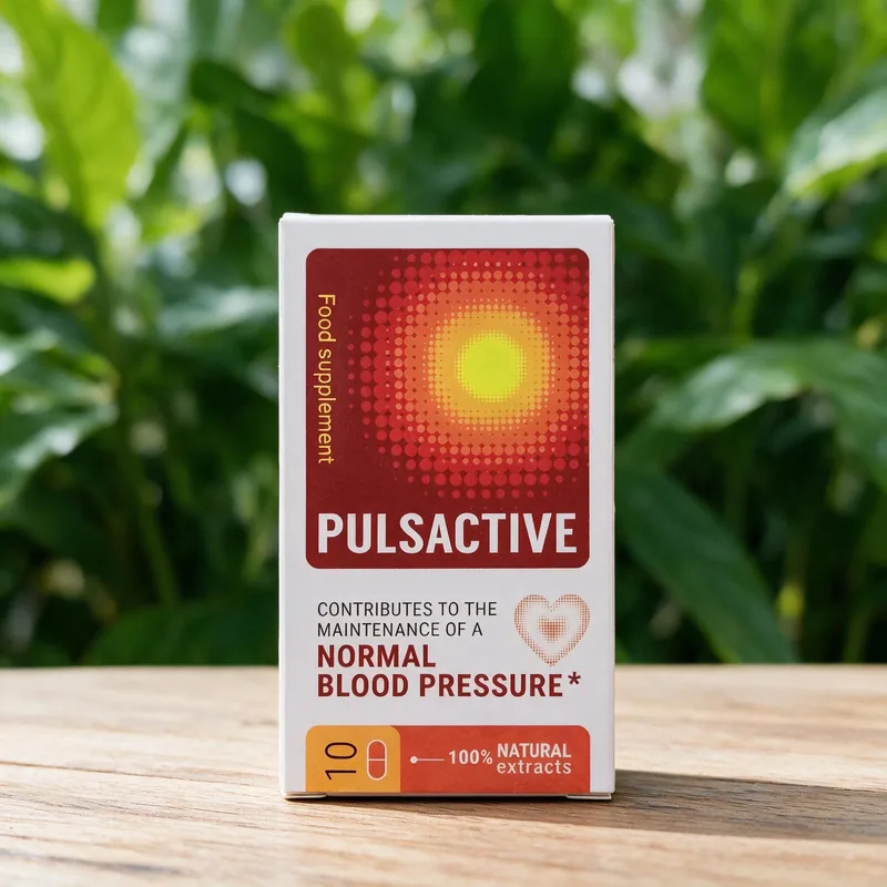 Pulsactive en entorno natural con plantas y extractos botánicos de olivo y espino blanco